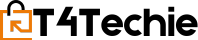 Logo of T4Techie with a stylized 'T' and '4' design.